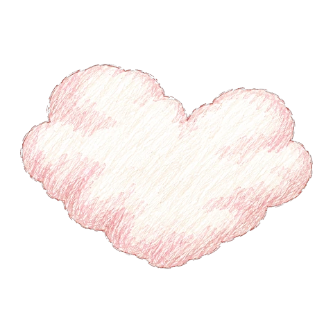 하트 모양 구름 그림